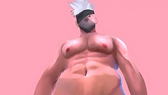 풍만한 애니메이션 여자가 카카시의 인상적인 멤버를 즐기는 헨타이 비디오 루프